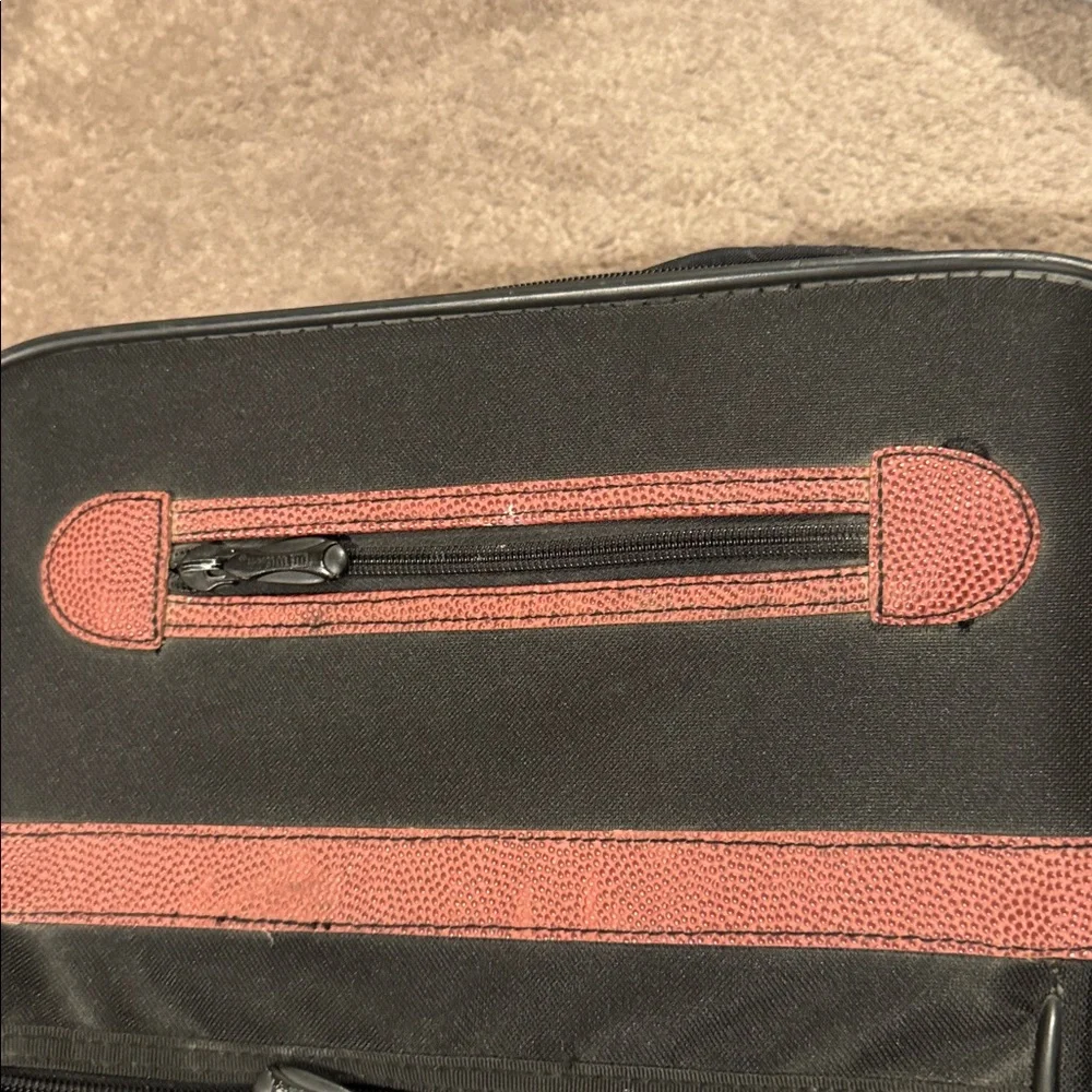 Wilson Black Football Roller Suitcase